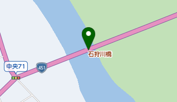 石狩川橋の地図画像