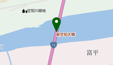 新空知大橋の地図画像