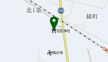 沼田神社の地図画像