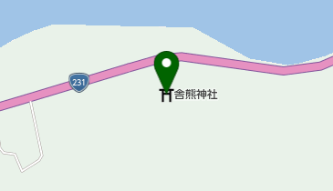 舎熊神社の地図画像