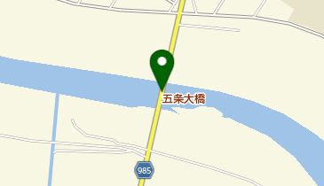 五条大橋の地図画像