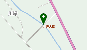 川岸大橋の地図画像