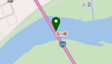 深川橋の地図画像