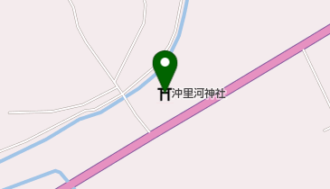 沖里河神社の地図画像