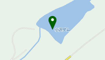 小沢ダムの地図画像