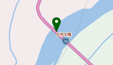 比布大橋の地図画像