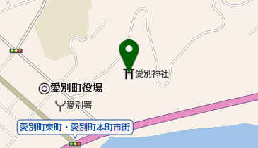 愛別神社の地図画像
