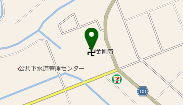 金剛寺の地図画像