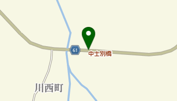 中士別橋の地図画像