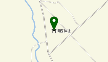 川西神社の地図画像