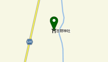 吉野神社の地図画像