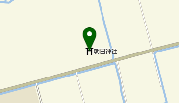 朝日神社の地図画像