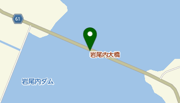 岩尾内大橋の地図画像