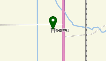 多寄神社の地図画像