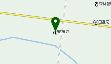 信證寺の地図画像
