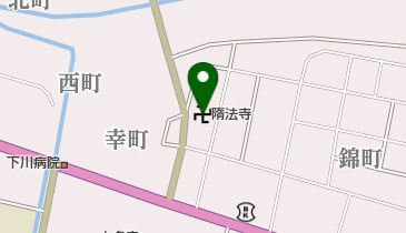 隋法寺の地図画像