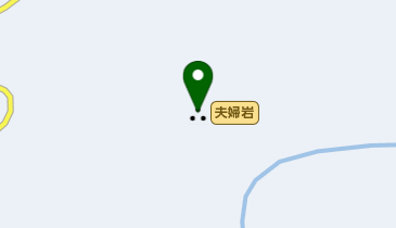 夫婦岩の地図画像