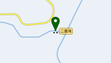 二重滝の地図画像