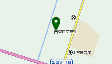 智恵文神社の地図画像