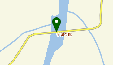 宇津々橋の地図画像