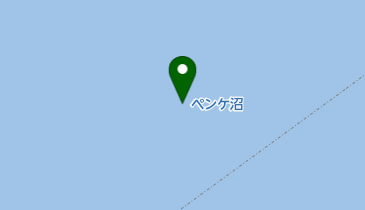ペンケ沼の地図画像