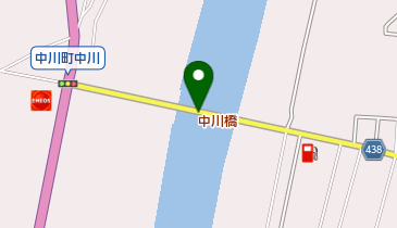 中川橋の地図画像