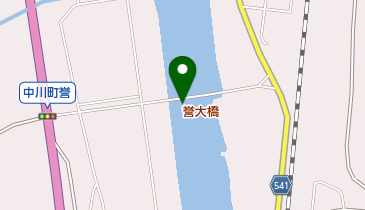 誉大橋の地図画像