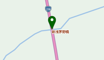 新浅茅野橋の地図画像