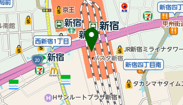 キオスク 新宿30号の地図画像