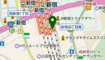 キオスク 新宿51号の地図画像
