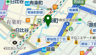 有楽町地下広場の地図画像