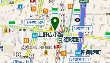 ファームフレッシュ 上野御徒町の地図画像