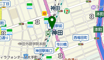 健やかに像の地図画像