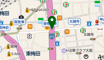 泉の広場の地図画像