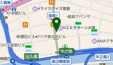 堂島史碑の地図画像