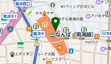 BAQET(バケット) なんばCITY店の地図画像