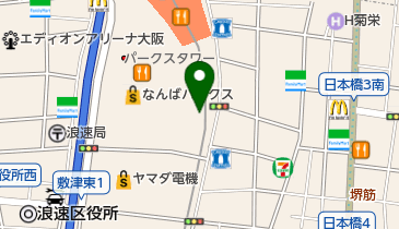とっとり 岩山海 なんば店の地図画像