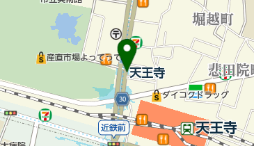 ギャレージあべちか店の地図画像