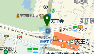 夢ステーション あべちか店の地図画像