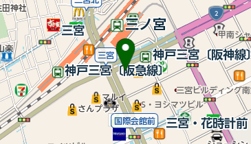 阪神アイビーチケット三宮店 格安チケットの地図画像
