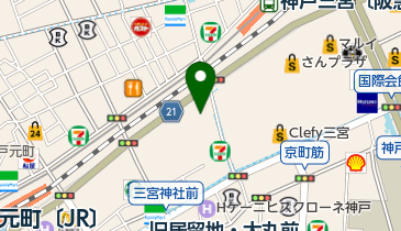 ビストロチキンチキンの地図画像