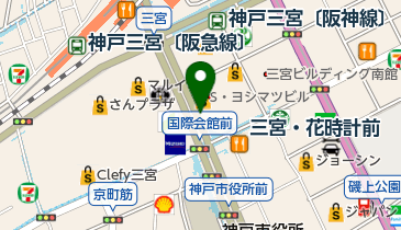モバイルコミュニケーションせいでん さんちか店の地図画像