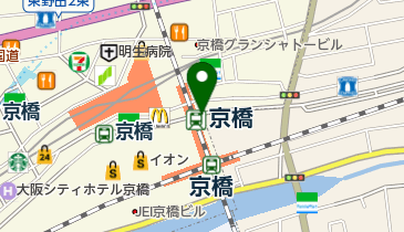 麺家 内回りホームの地図画像