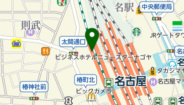 住よし 名古屋駅16・17番ホーム店の地図画像