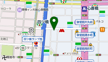 名もないフォトスタジオ 心斎橋アメリカ村店の地図画像
