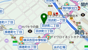 関内美容室HAPS(ハプス)の地図画像