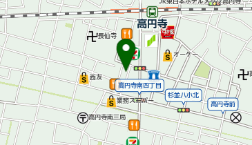 株式会社さくらドライビングスクール 高円寺オフィスの地図画像