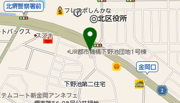 ECCベストワン 新金岡校の地図画像