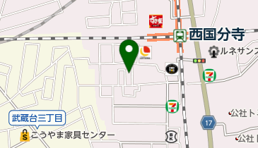 美容室ムーンボヴの地図画像