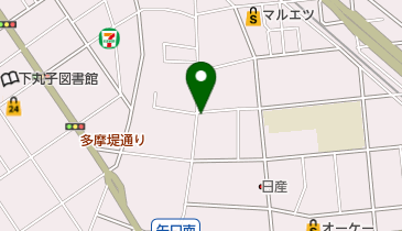 コインランドリーピエロ 276号 矢口店の地図画像